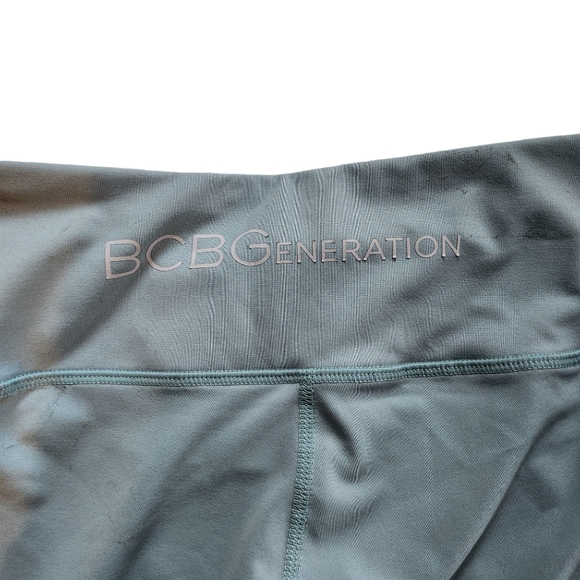 BCBG Womens Performance Yoga/Runners Leggins Mint With Pockets Size Large BoxA - Picture 6 of 7